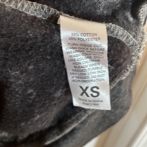 Dark Gray Pseudo-Vintage AC/DC Long Sleeve size XS - Picture 7 of 11